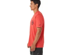 Discount ASICS 1977 MOUNTAIN TEE Classic Red Heather