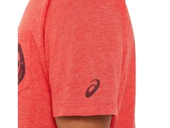 Discount ASICS 1977 MOUNTAIN TEE Classic Red Heather