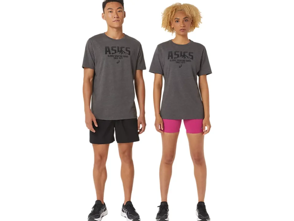 Cheap ASICS 1977 MTN TEE Dark Grey Heather