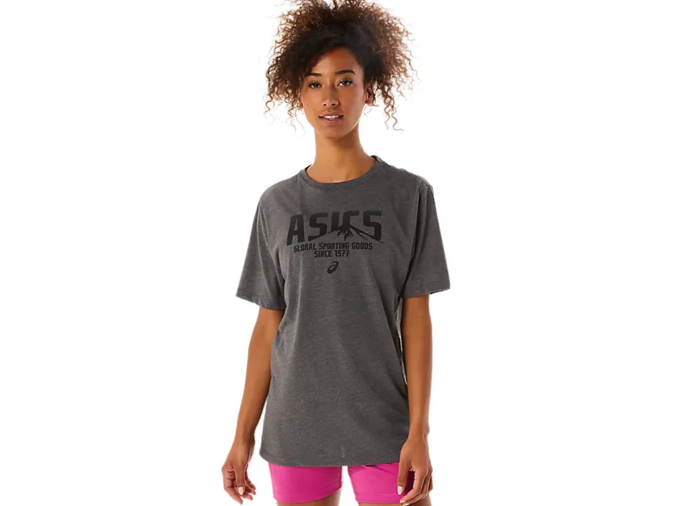 Cheap ASICS 1977 MTN TEE Dark Grey Heather