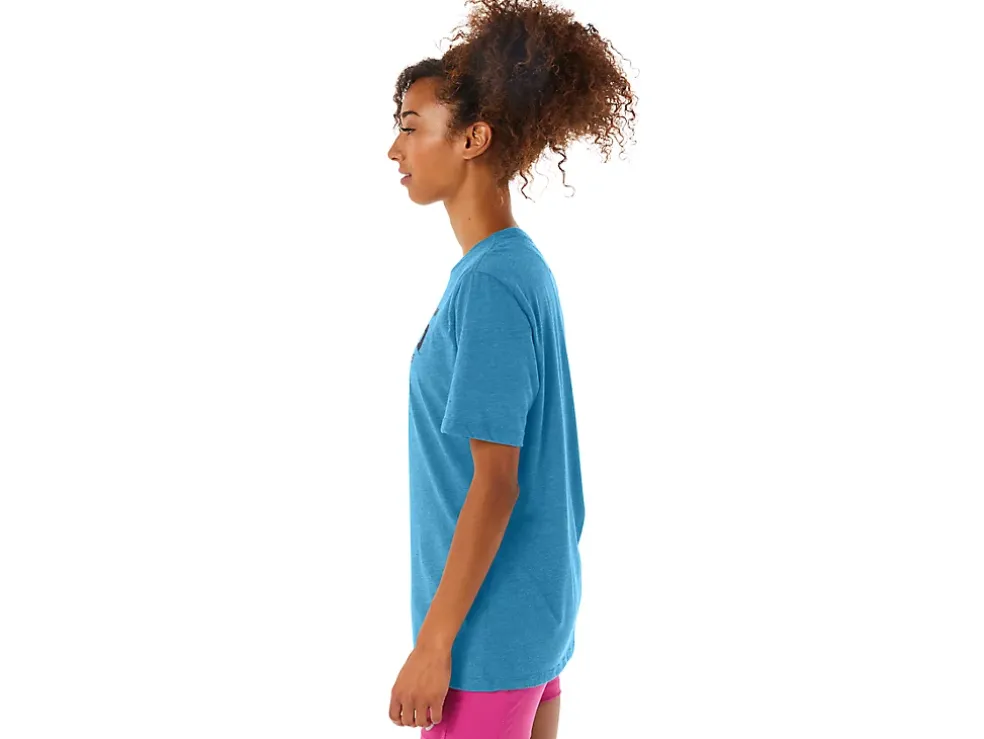 Cheap ASICS 1977 MTN TEE Island Blue Heather
