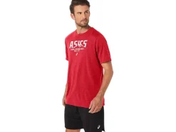 Clearance ASICS 1977 MTN TEE Classic Red Heather
