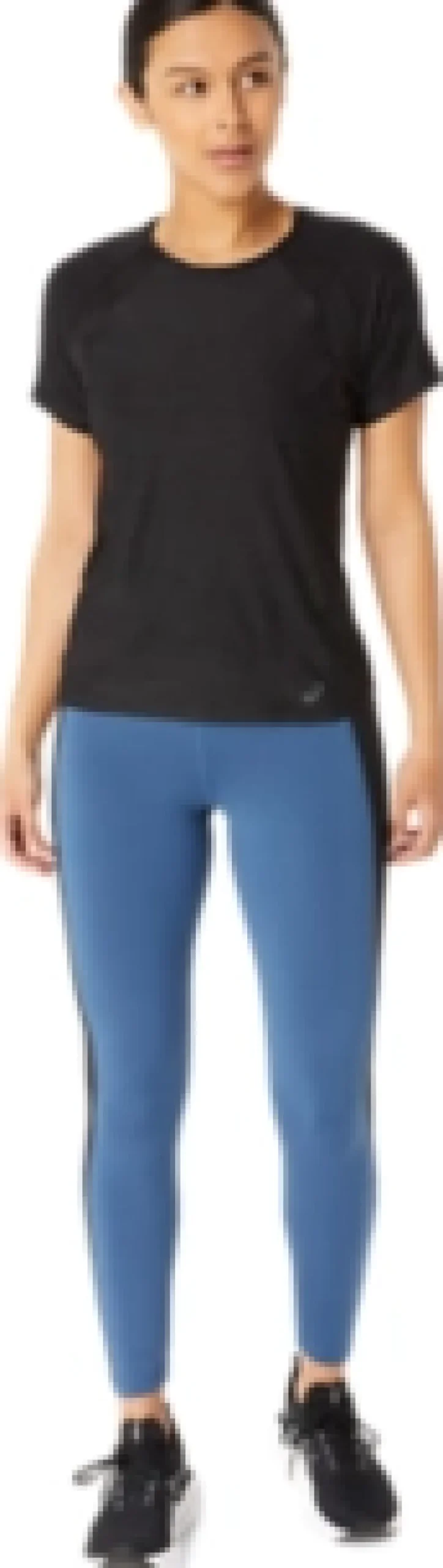 Shop ASICS 7/8 PERFORMANCE TIGHT Grand Shark/Performance Black