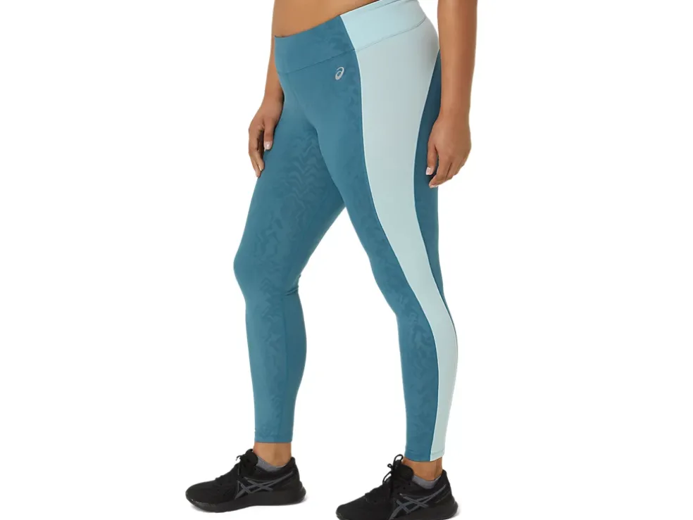 Hot ASICS 7/8 PERFORMANCE TIGHT Gloomy Sea/Aquamarine