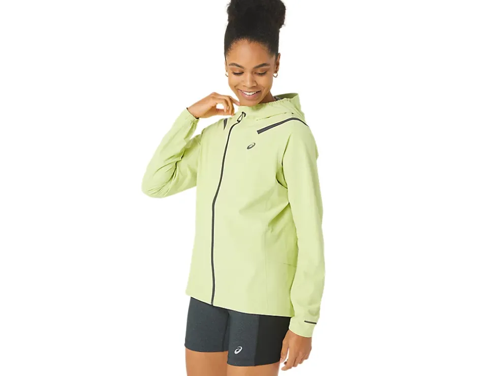 Discount ASICS ACCELERATE WATERPROOF 2.0 JACKET Glow Yellow