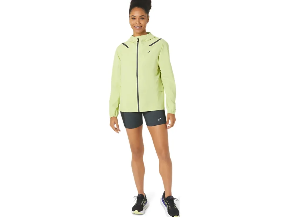 Discount ASICS ACCELERATE WATERPROOF 2.0 JACKET Glow Yellow