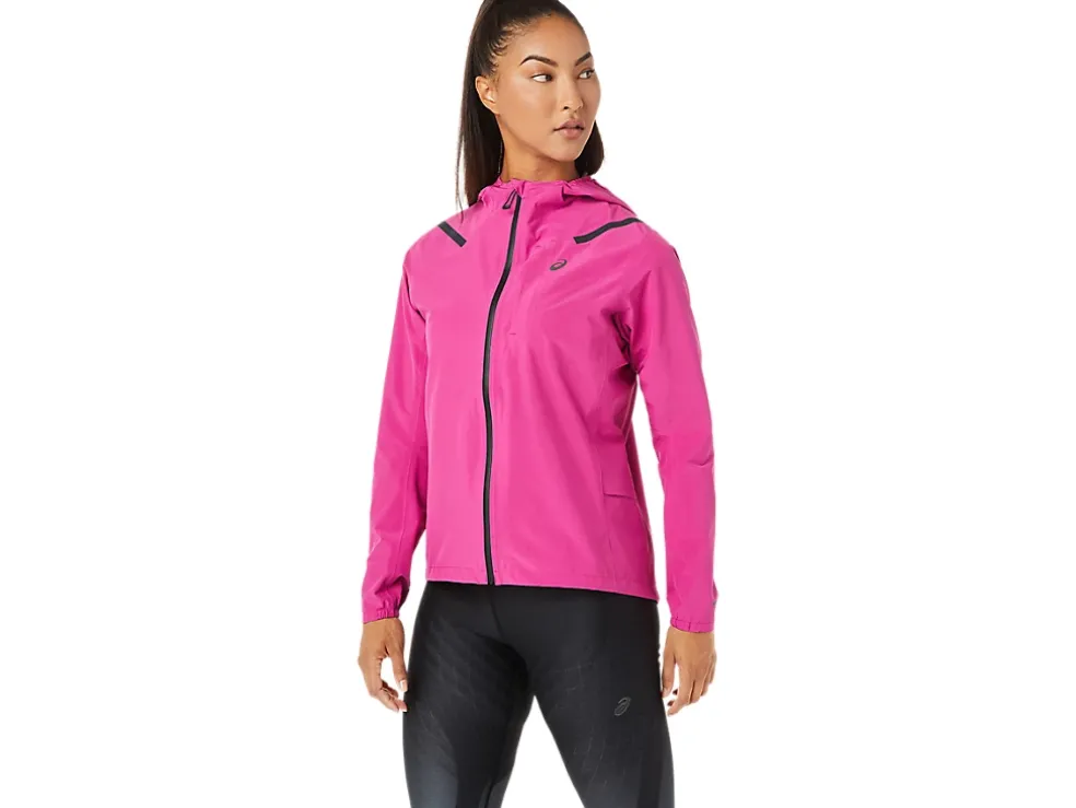 Cheap ASICS ACCELERATE WATERPROOF 2.0 JACKET Fuchsia Red