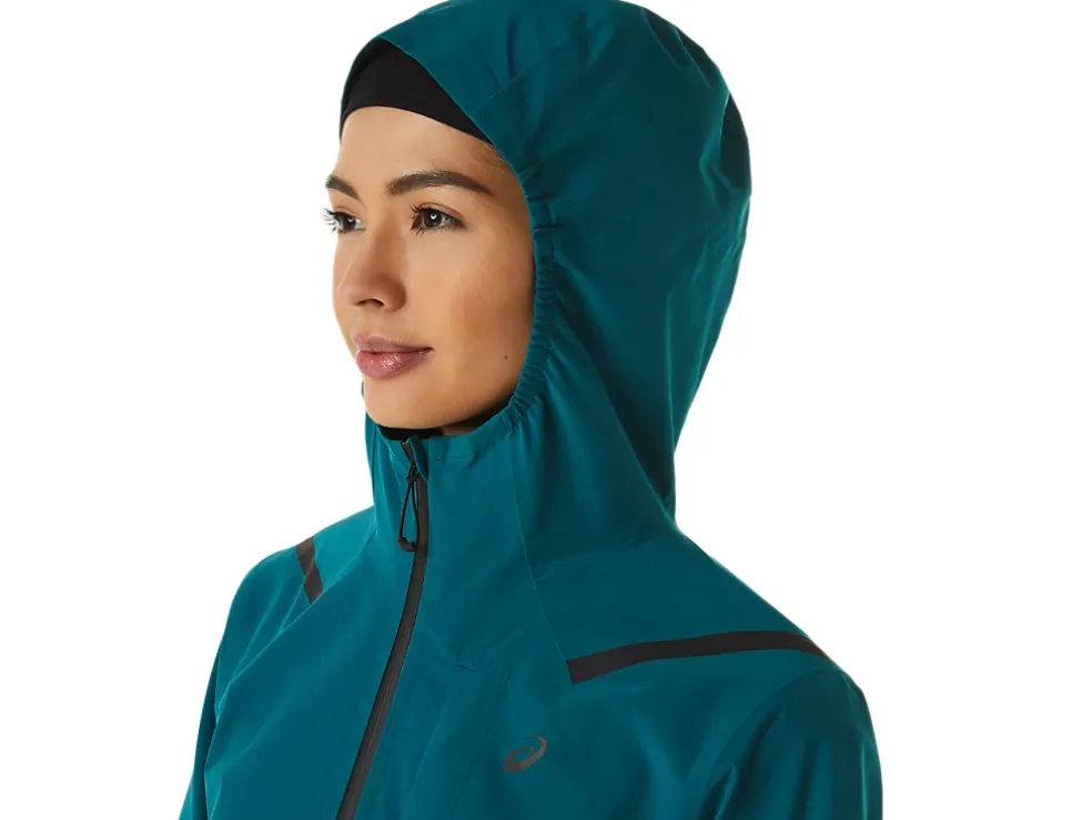 Cheap ASICS ACCELERATE WATERPROOF 2.0 JACKET Velvet Pine
