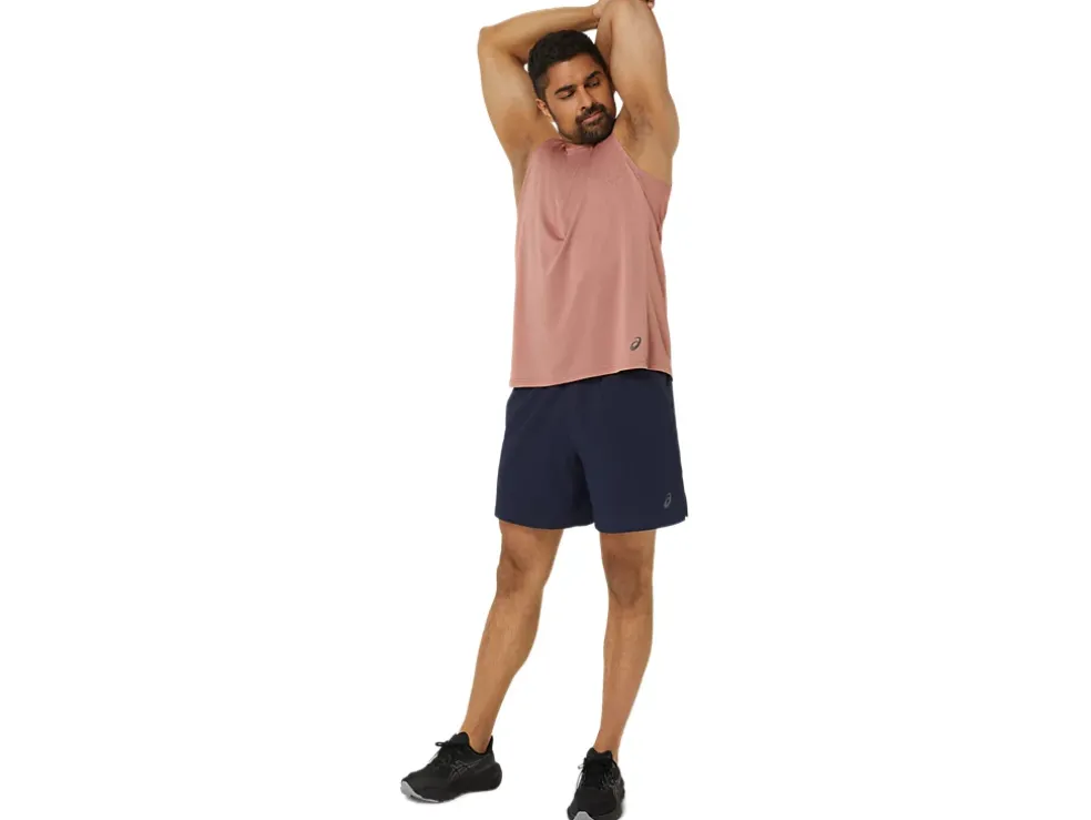 Discount ASICS ACTIBREEZE 7IN LIGHT WEIGHT WOVEN SHORTS Midnight