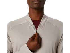 Clearance ASICS ACTIBREEZE JACQUARD GRID FULL ZIP JACKET Moonrock