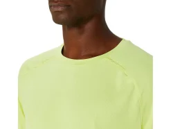 Best Sale ASICS ACTIBREEZE JACQUARD KNIT SHORT SLEEVE TOP Glow Yellow