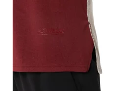 Hot ASICS ACTIBREEZE JACQUARD KNIT SHORT SLEEVE TOP Antique Red