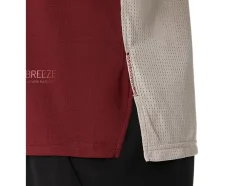 Hot ASICS ACTIBREEZE JACQUARD KNIT SHORT SLEEVE TOP Antique Red