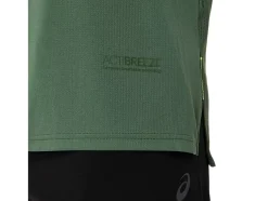 Best ASICS ACTIBREEZE JACQUARD KNIT SHORT SLEEVE TOP Serpentine Green