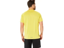 Best Sale ASICS ACTIBREEZE JACQUARD SHORT SLEEVE TOP Light Mustard