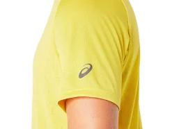 Best Sale ASICS ACTIBREEZE JACQUARD SHORT SLEEVE TOP Light Mustard