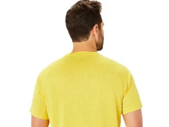 Best Sale ASICS ACTIBREEZE JACQUARD SHORT SLEEVE TOP Light Mustard