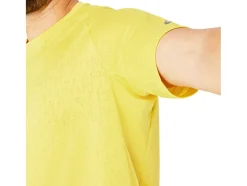 Best Sale ASICS ACTIBREEZE JACQUARD SHORT SLEEVE TOP Light Mustard