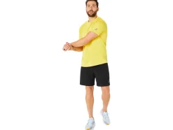 Best Sale ASICS ACTIBREEZE JACQUARD SHORT SLEEVE TOP Light Mustard