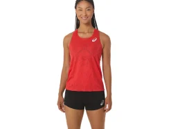 Flash Sale ASICS ACTIBREEZE JACQUARD SINGLET Electric Red