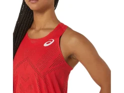 Flash Sale ASICS ACTIBREEZE JACQUARD SINGLET Electric Red