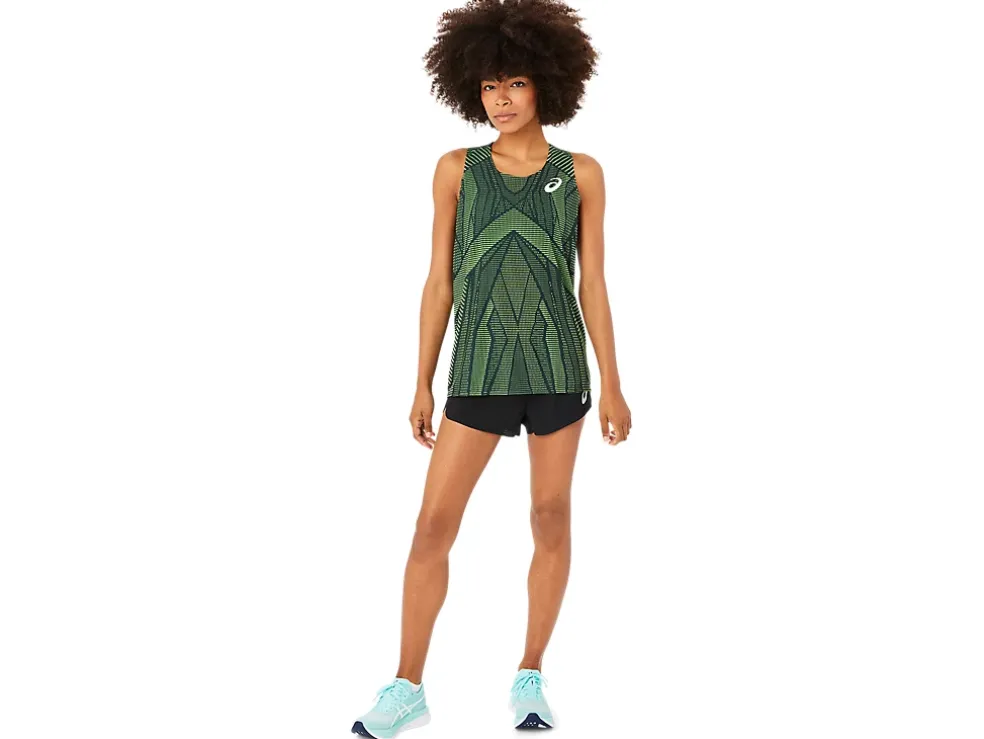 Online ASICS ACTIBREEZE SINGLET French Blue/Safety Yellow