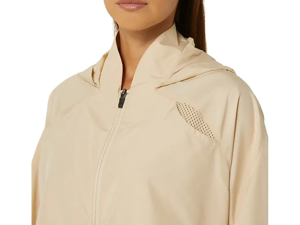 Cheap ASICS ACTIBREEZE WOVEN JACKET Beige