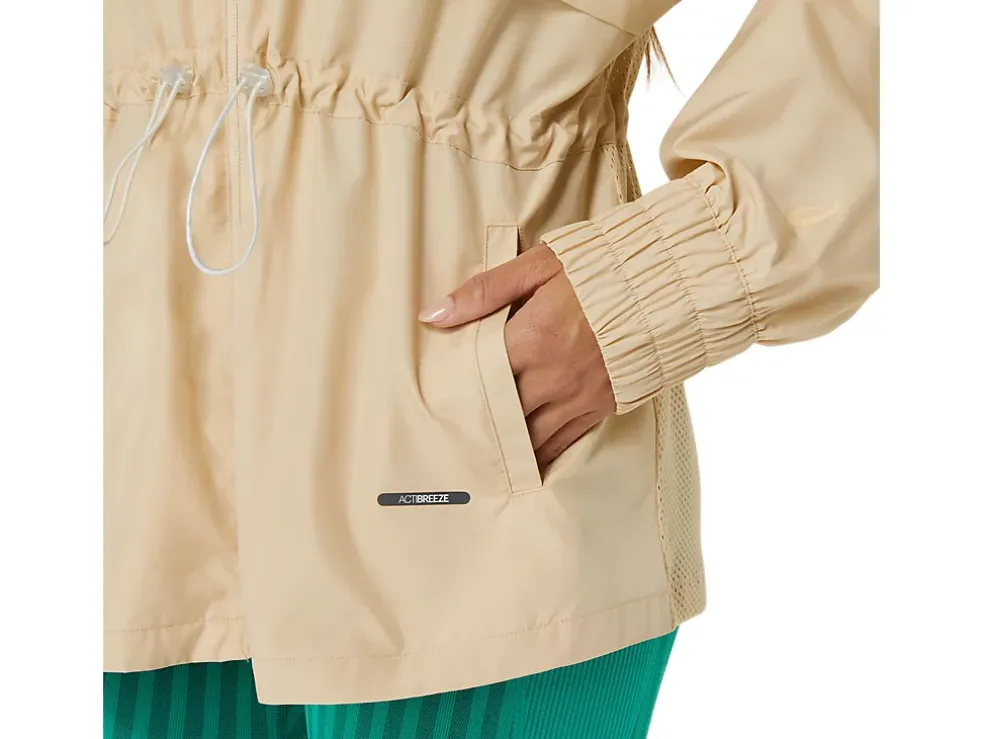Cheap ASICS ACTIBREEZE WOVEN JACKET Beige