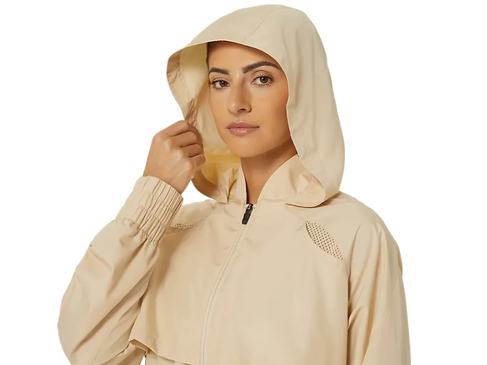 Cheap ASICS ACTIBREEZE WOVEN JACKET Beige