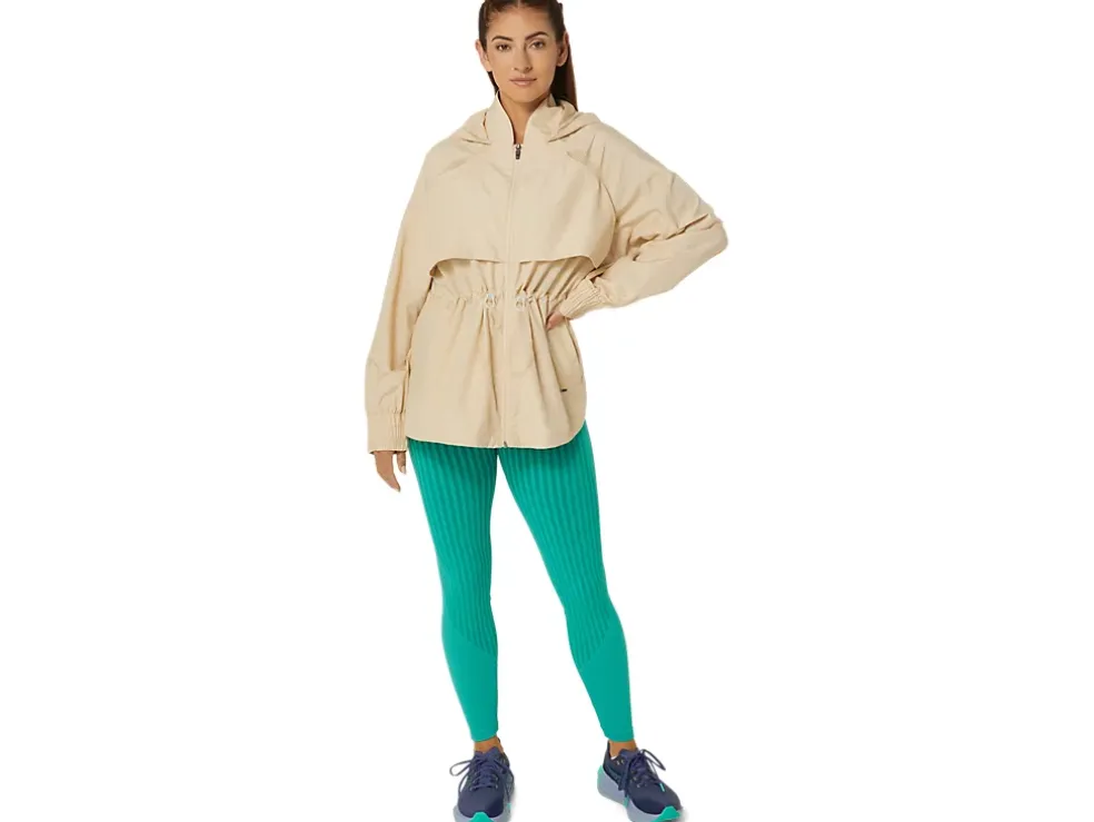 Cheap ASICS ACTIBREEZE WOVEN JACKET Beige