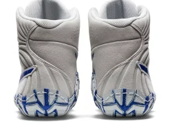 New ASICS AGGRESSOR 5 White/Lapis Lazuli Blue