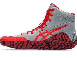 New ASICS AGGRESSOR 5 Sheet Rock/Classic Red
