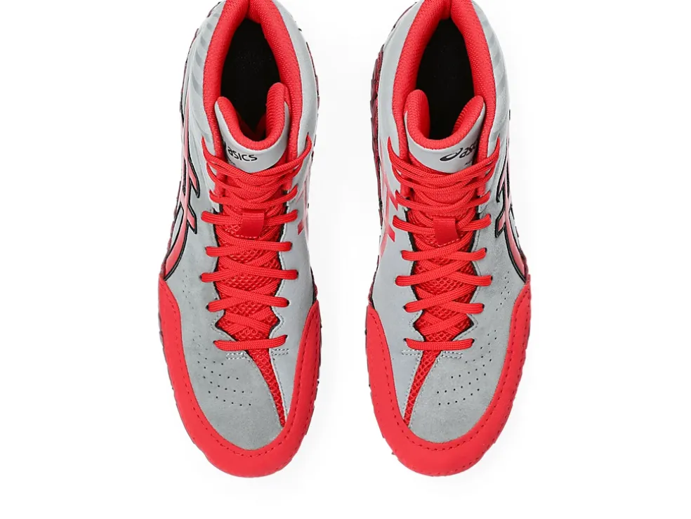 New ASICS AGGRESSOR 5 Sheet Rock/Classic Red