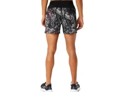 Cheap ASICS ALL OVER PRINT 5IN SHORT Performance Black/Antique Red