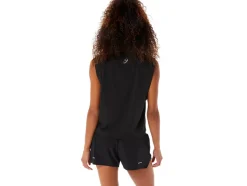 Online ASICS ALLOVER PRINTED MUSCLE CROP Performance Black