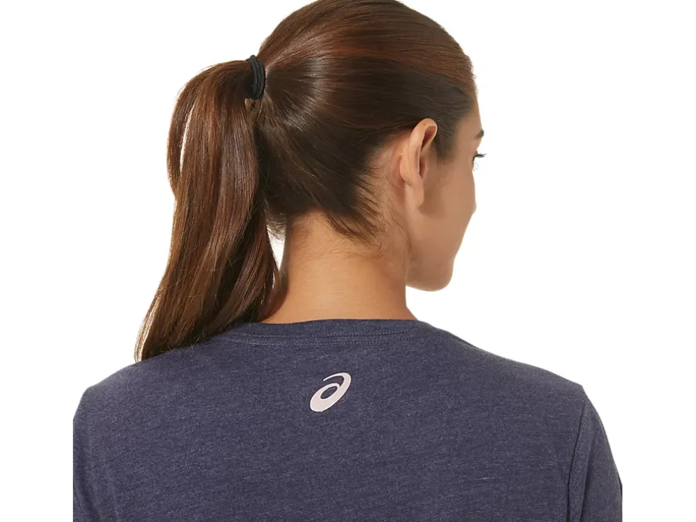 Store ASICS ADVENTURE ALANNA V-NECK Peacoat Heather