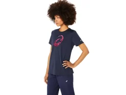 Discount ASICS CARNATION SPIRAL a CREW Peacoat Heather