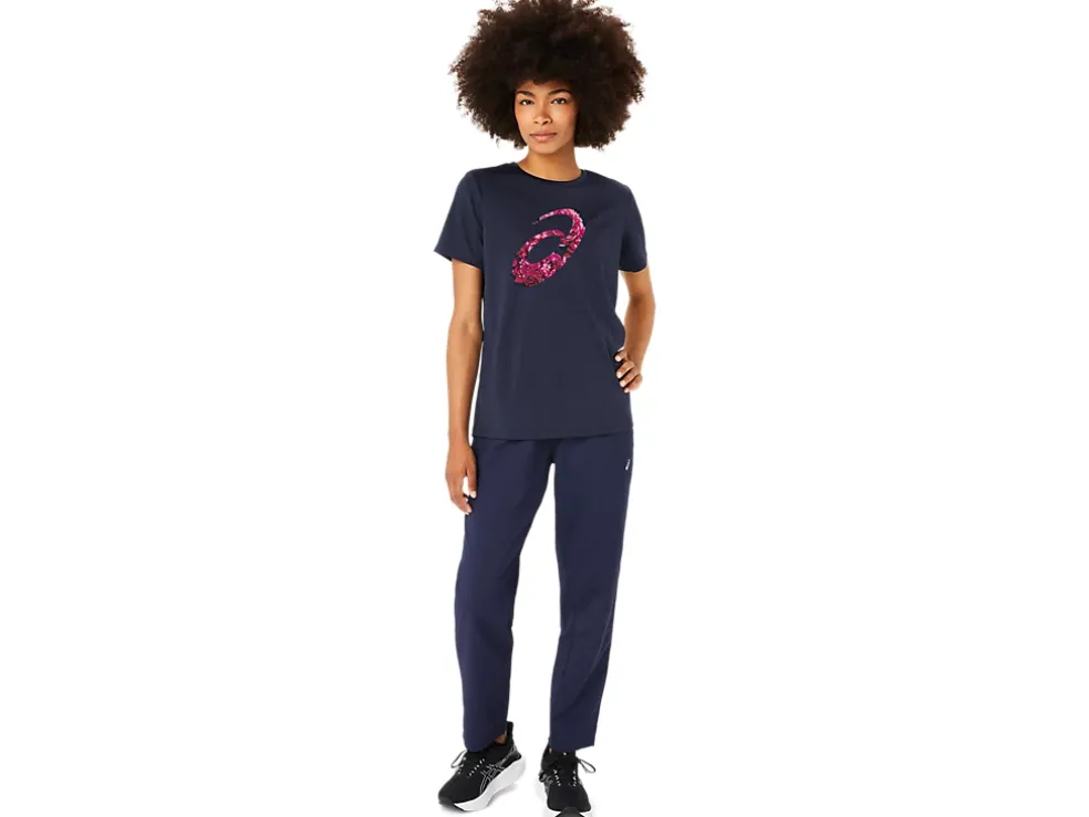 Discount ASICS CARNATION SPIRAL a CREW Peacoat Heather