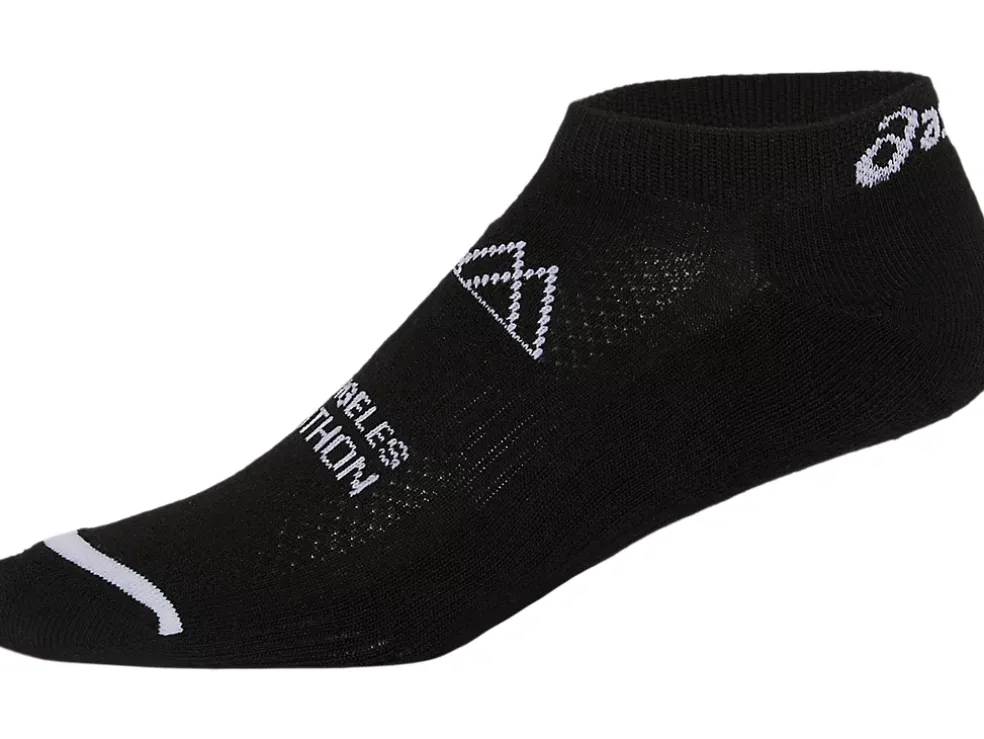 Shop ASICS CUSHION LOW 3-PACK LAM Black/ White/ Grey