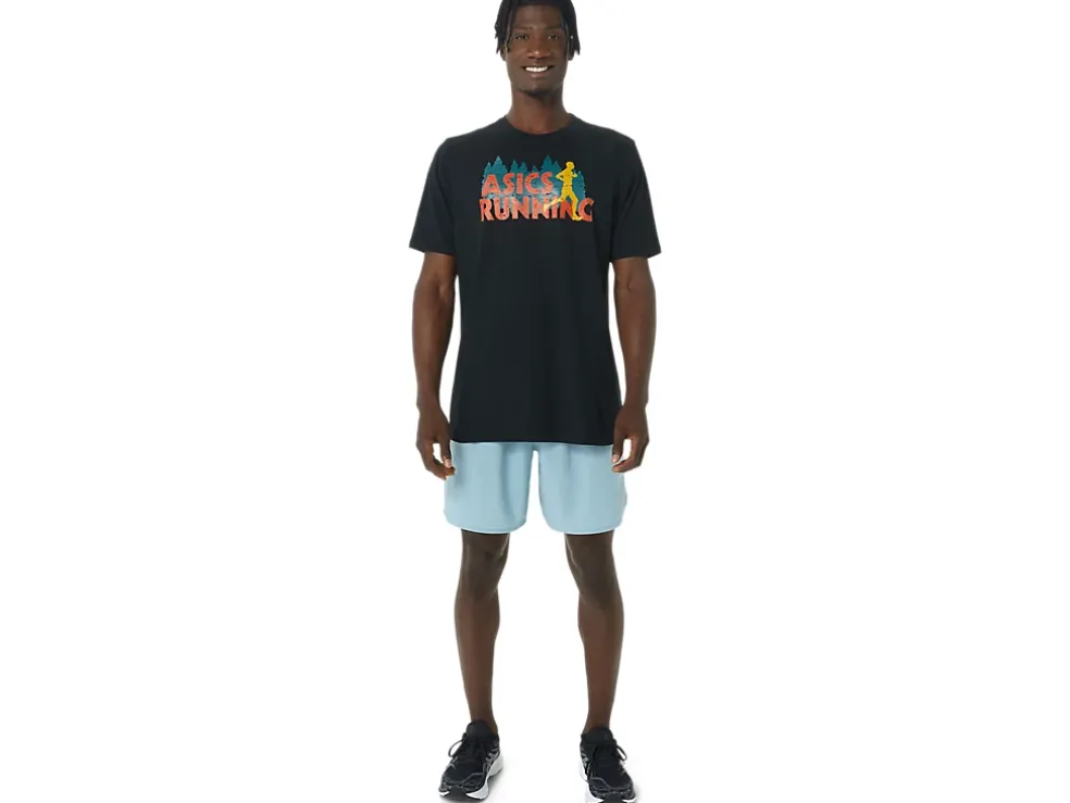 Online ASICS EVERGREEN TRAIL RUN TEE Performance Black