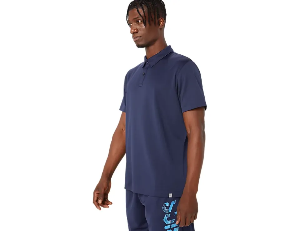 Hot ASICS HEX GRAPHIC DRY POLO SHIRTS Midnight