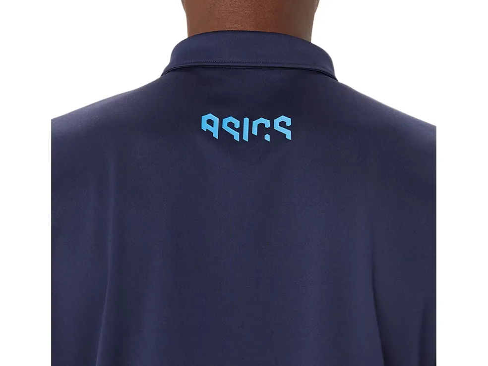 Hot ASICS HEX GRAPHIC DRY POLO SHIRTS Midnight