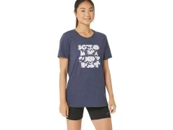 Cheap ASICS  HIBISCUS SLOGAN CREW Peacoat Heather