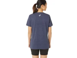 Cheap ASICS  HIBISCUS SLOGAN CREW Peacoat Heather