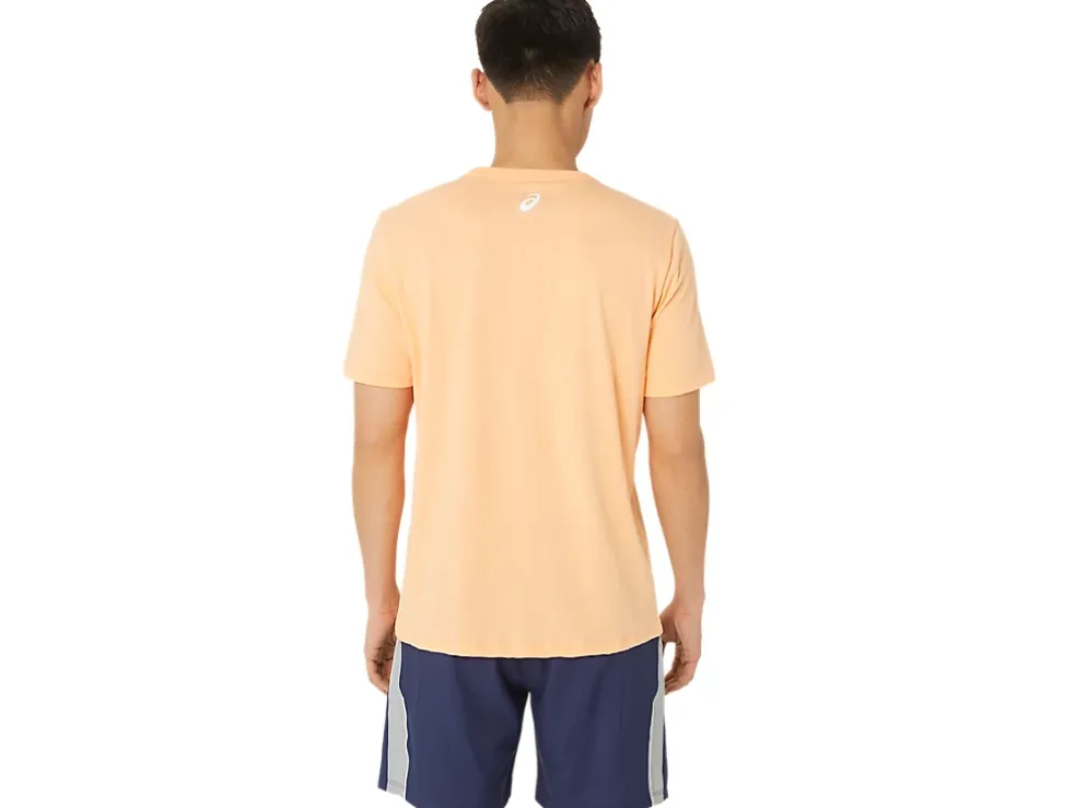 Best ASICS HIBISCUS SLOGAN TEE Summer Dune