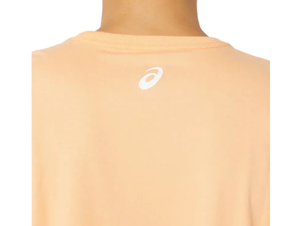 Best ASICS HIBISCUS SLOGAN TEE Summer Dune