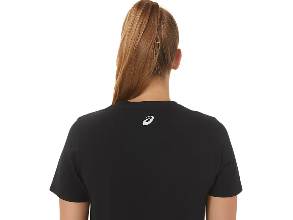 Store ASICS HIBISCUS SPIRAL A CREW Performance Black
