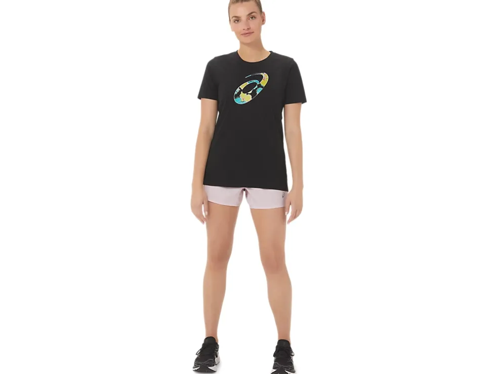 Store ASICS HIBISCUS SPIRAL A CREW Performance Black