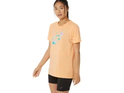 Hot ASICS HIBISCUS SPIRAL A CREW Summer Dune