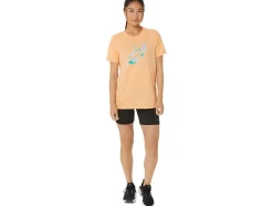 Hot ASICS HIBISCUS SPIRAL A CREW Summer Dune
